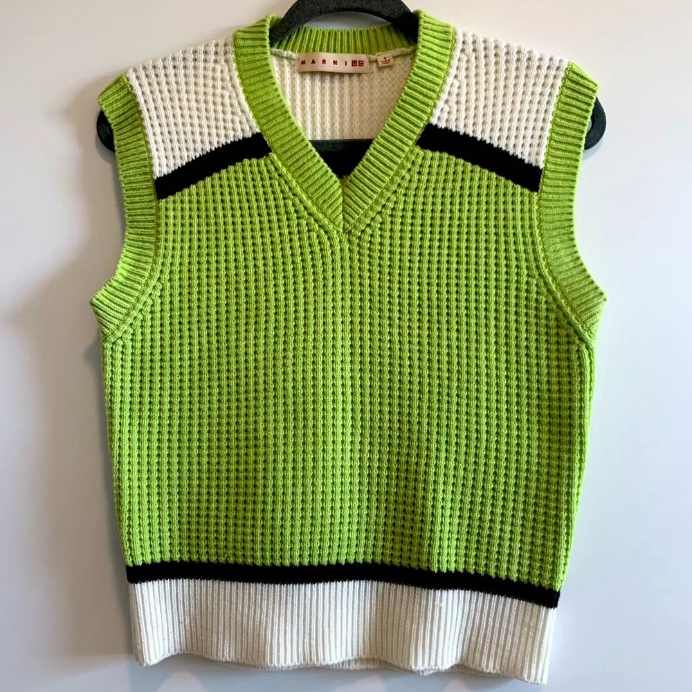 Marni for Uniqlo Color Block Sweater Vest